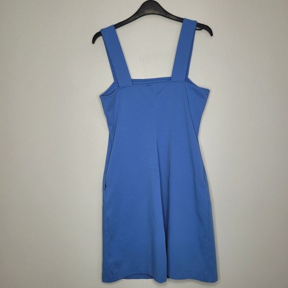 Old Navy ponte knit sleeveless minidress Pockets Flirty Square Neck Small Tall - Picture 4 of 8
